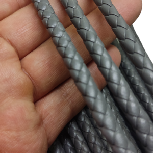 7 mm Suni Deri Tüp Örgü Gri Renk - Görsel 2