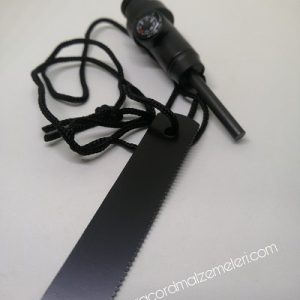 Kamp Malzemeleri EDC Kit Ateş başlatıcı Çubuk ,Pusula ve Düdük - Görsel 2