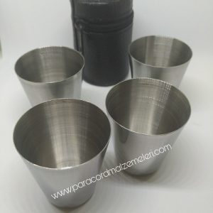 Kamp Malzemeleri Mini 4lü Bardak Set - Görsel 2