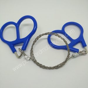 Paslanmaz  Dişli Çelik Tel Testere Plastik Tutma Kollu - Görsel 3