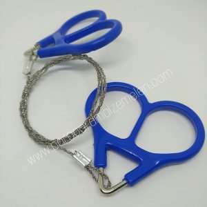 Paslanmaz  Dişli Çelik Tel Testere Plastik Tutma Kollu - Görsel 2