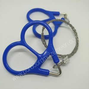 Paslanmaz  Dişli Çelik Tel Testere Plastik Tutma Kollu - Görsel 1