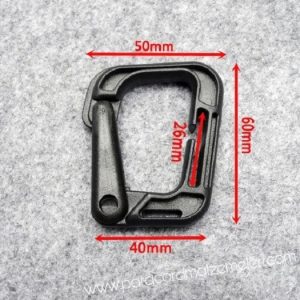 Kamp Malzemeleri Sırt Çantası Kare KLips Siyah Renk - Görsel 4