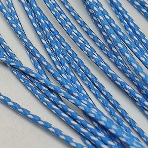 Kore İpi 1,5 mm Desenli Model Açık Mavi Beyaz Renk - Görsel 2