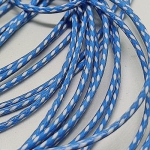 Kore İpi 1,5 mm Desenli Model Açık Mavi Beyaz Renk - Görsel 1