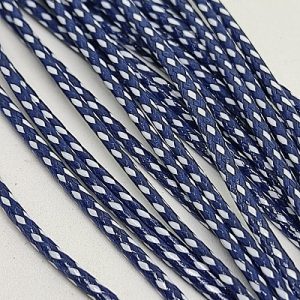 Kore İpi 1,5 mm Desenli Model Mavi Beyaz Renk - Görsel 1