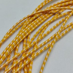 Kore İpi 1,5 mm Desenli Model Sarı Beyaz Renk - Görsel 1