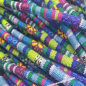 Bileklik ve Boyun Askı Kordon İpi Açık Mavi Renk Kuşağı - Görsel 3