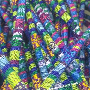 Bileklik ve Boyun Askı Kordon İpi Açık Mavi Renk Kuşağı - Görsel 1