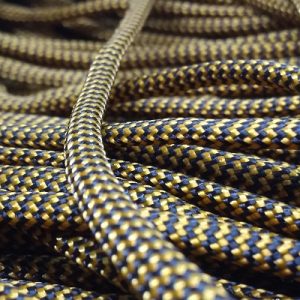 Paracord 550 İp, Paracord Paraşüt Bileklik İpi Fitilli Turuncu Siyah Renk - Görsel 3