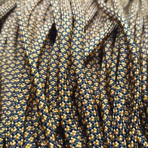 Paracord 550 İp, Paracord Paraşüt Bileklik İpi Kristal Desen Turuncu Renk - Görsel 2