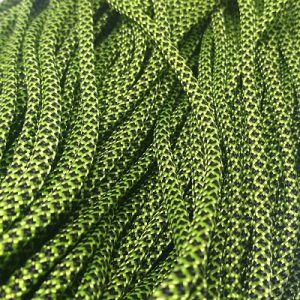 Paracord 550 İp, Paracord Paraşüt Bileklik İpi Kristal Desen Yeşil Siyah Renk - Görsel 2
