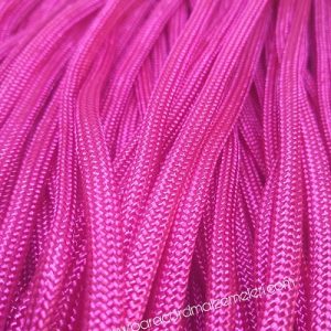 PARACORD İP , PARACORD 550 lb PARAŞÜT BİLEKLİK İPİ ŞEKER PEMBE PARLAK RENK - Görsel 3