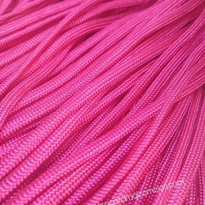 PARACORD İP , PARACORD 550 lb PARAŞÜT BİLEKLİK İPİ ŞEKER PEMBE PARLAK RENK - Görsel 4