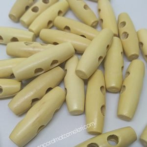 PARACORD BİLEKLİK AKSESUAR AHŞAP DÜĞME KLİPS - Görsel 7