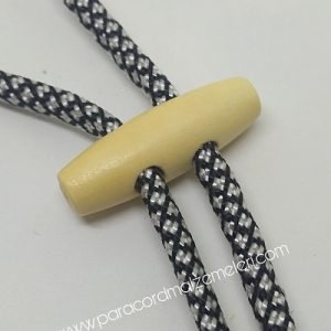 PARACORD BİLEKLİK AKSESUAR AHŞAP DÜĞME KLİPS - Görsel 6