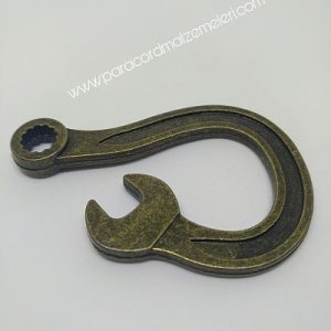 Paracord Aksesuar Anahtar Model Cüzdan ve Anahtarlık Askısı Bronz Renk - Görsel 3