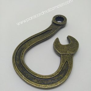 Paracord Aksesuar Anahtar Model Cüzdan ve Anahtarlık Askısı Bronz Renk - Görsel 7