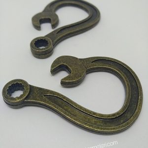 Paracord Aksesuar Anahtar Model Cüzdan ve Anahtarlık Askısı Bronz Renk - Görsel 4