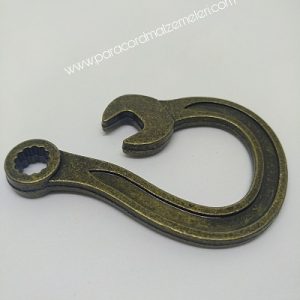 Paracord Aksesuar Anahtar Model Cüzdan ve Anahtarlık Askısı Bronz Renk - Görsel 6