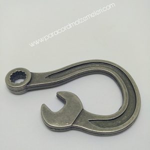 Paracord Aksesuar Anahtar Model Cüzdan ve Anahtarlık Askısı Gümüş Renk - Görsel 2