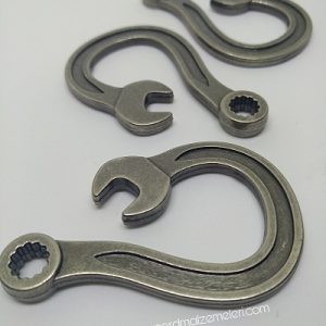 Paracord Aksesuar Anahtar Model Cüzdan ve Anahtarlık Askısı Gümüş Renk - Görsel 4