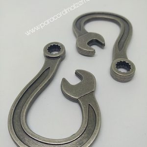 Paracord Aksesuar Anahtar Model Cüzdan ve Anahtarlık Askısı Gümüş Renk - Görsel 9