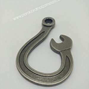 Paracord Aksesuar Anahtar Model Cüzdan ve Anahtarlık Askısı Gümüş Renk - Görsel 5