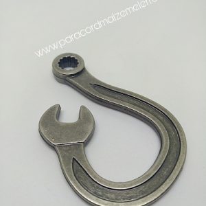 Paracord Aksesuar Anahtar Model Cüzdan ve Anahtarlık Askısı Gümüş Renk - Görsel 7