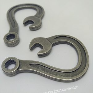 Paracord Aksesuar Anahtar Model Cüzdan ve Anahtarlık Askısı Gümüş Renk - Görsel 8