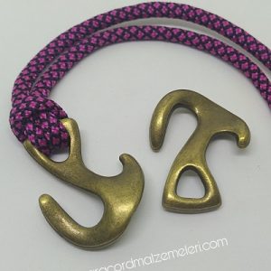 Paracord Aksesuar Antik Çapa Klips Bronz Renk - Görsel 1