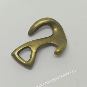 Paracord Aksesuar Antik Çapa Klips Bronz Renk - Görsel 3