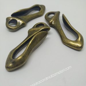 Paracord Aksesuar Antik Model Cüzdan ve Anahtarlık Askısı Bronz Renk - Görsel 1