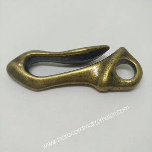 Paracord Aksesuar Antik Model Cüzdan ve Anahtarlık Askısı Bronz Renk - Görsel 6