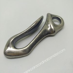 Paracord Aksesuar Antik Model Cüzdan ve Anahtarlık Askısı Gümüş Renk - Görsel 4