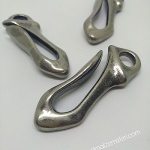 Paracord Aksesuar Antik Model Cüzdan ve Anahtarlık Askısı Gümüş Renk - Görsel 1