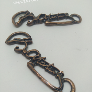 PARACORD AKSESUAR ATATÜRK İMZA İNCE MODEL BAKIR RENK - Görsel 4