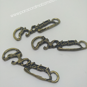 PARACORD AKSESUAR ATATÜRK İMZA İNCE MODEL BRONZ RENK - Görsel 1