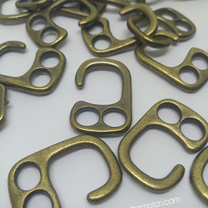 PARACORD BİLEKLİK AKSESUAR YATIK KELEPÇE KLİPS BRONZ RENK - Görsel 5