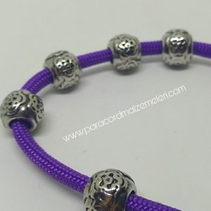 Paracord Aksesuar Boncuk Kasımpatı Çiçek Model - Görsel 3
