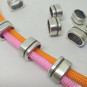 PARACORD AKSESUAR BONCUK YATIK ÇİZGİ MODEL GÜMÜŞ RENK - Görsel 4