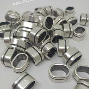 PARACORD AKSESUAR BONCUK YATIK ÇİZGİ MODEL GÜMÜŞ RENK - Görsel 1