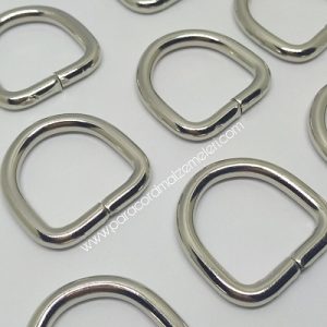 Paracord Aksesuar D Model Halka Gümüş Renk - Görsel 1