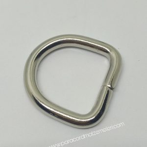 Paracord Aksesuar D Model Halka Gümüş Renk - Görsel 4