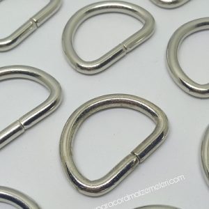 PARACORD AKSESUAR D MODEL KÜÇÜK BOY HALKA GÜMÜŞ RENK - Görsel 7