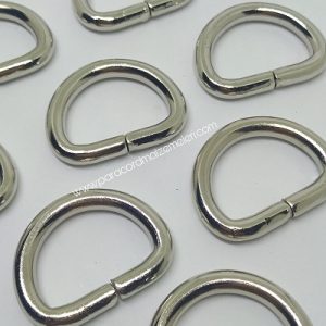 PARACORD AKSESUAR D MODEL KÜÇÜK BOY HALKA GÜMÜŞ RENK - Görsel 1