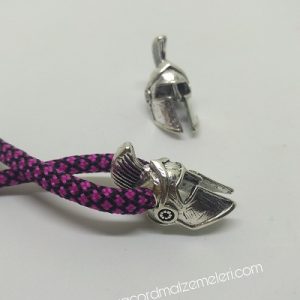 PARACORD AKSESUAR GLADYATÖR BONCUK GÜMÜŞ RENK - Görsel 9
