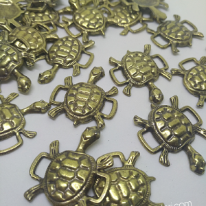 PARACORD AKSESUAR KAPLUMBAĞA MODEL BRONZ RENK - Görsel 2