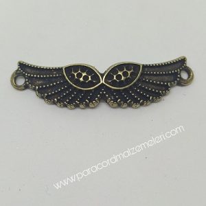 PARACORD AKSESUAR MELEK GÖZ KANAT BRONZ RENK - Görsel 6