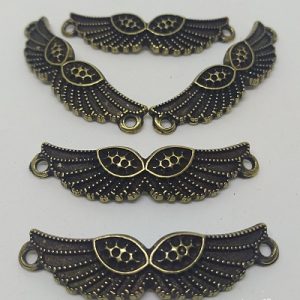 PARACORD AKSESUAR MELEK GÖZ KANAT BRONZ RENK - Görsel 1